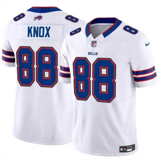 Men & Women & Youth Buffalo Bills #88 Dawson Knox White 2024 F.U.S.E. Vapor Untouchable Limited Stitched Football Jersey->buffalo bills->NFL Jersey